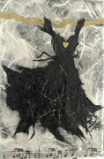 Black Swan Fairy Dress, SOLD