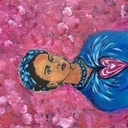 Frida Amongst the Cherry Blossoms SOLD