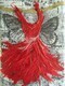 Red Butterfly Dress, SOLD