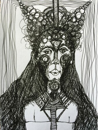 The Emerging Priestess SOLD